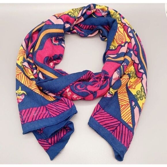 Womens Scarf Ford Cares Warriors in Pink 2014 Breast Cancer Awareness 72x27 - Picture 6 of 10